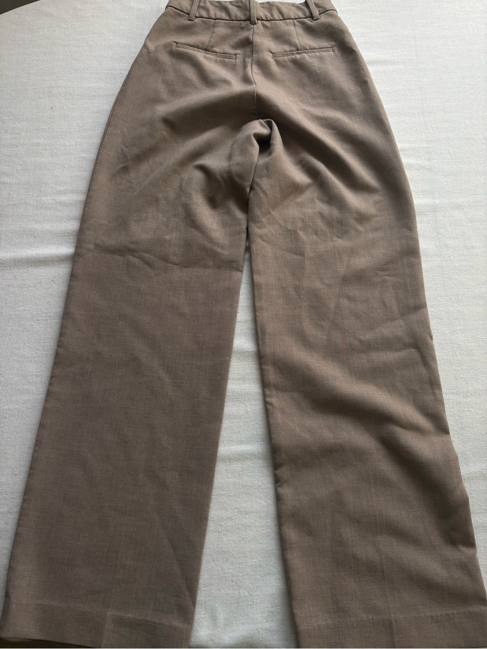 Aritzia The Effortless High Rise Straight Leg Tailored Pants Brown Size 00 - Picture 5 of 11